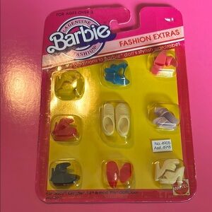 Vtg Barbie SUPERSTAR 80s Doll FASHION EXTRAS Shoes #4905. 1983